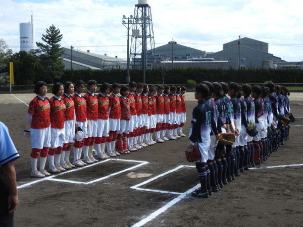 第32回石川県中学校新人大会　決勝の模様（西南部　対　森本）１